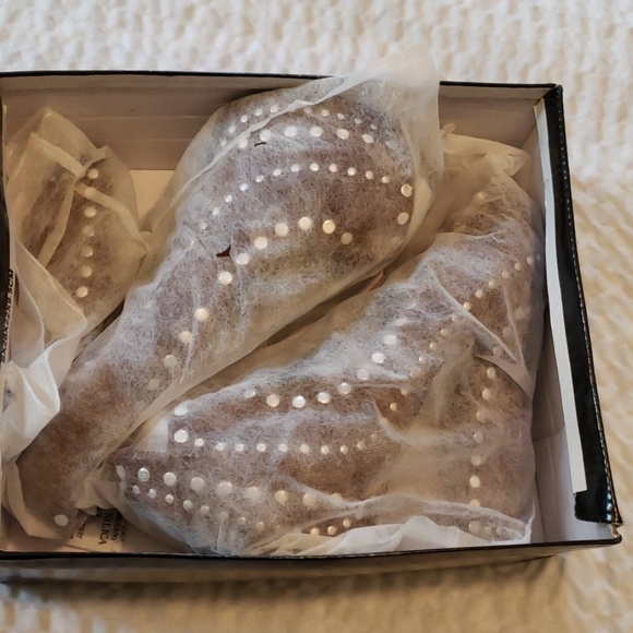 Nwt nicole Lee 10 platform heel brown studded - Picture 8 of 8